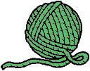 green ball of yarn - copyright (c) Knitting on the Net