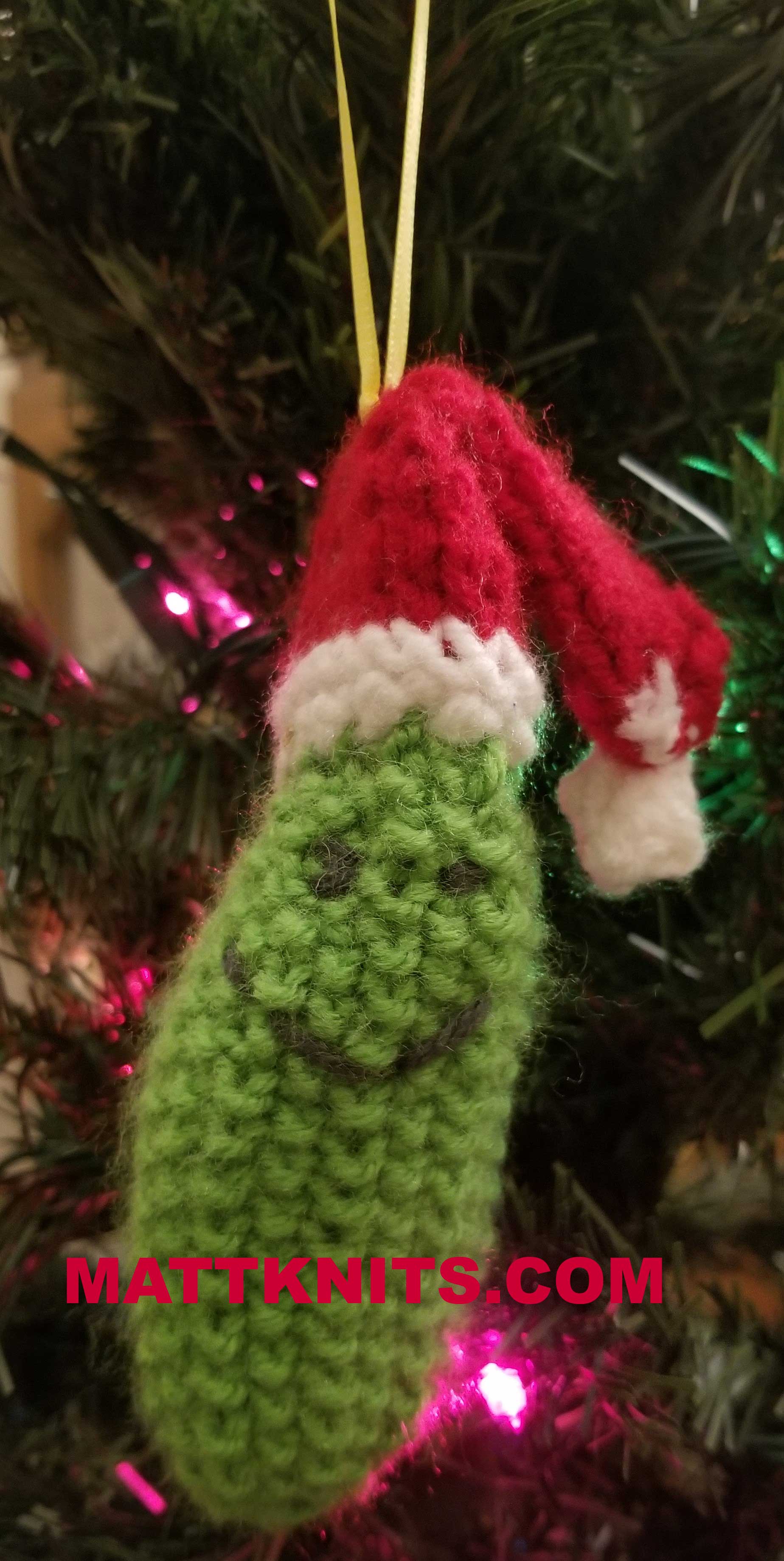 Jolly Pickle XMas Ornament